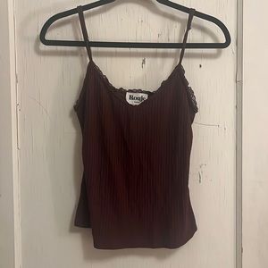 Rouje maroon Lio tank top